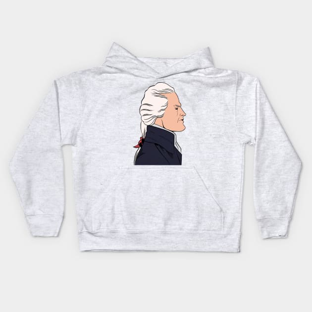 Thomas Jefferson Kids Hoodie by TwoSeventy (270)